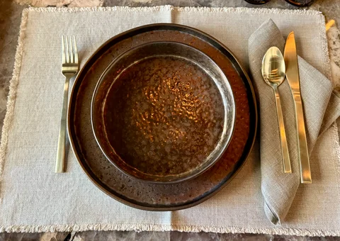Ceramicist's table setting